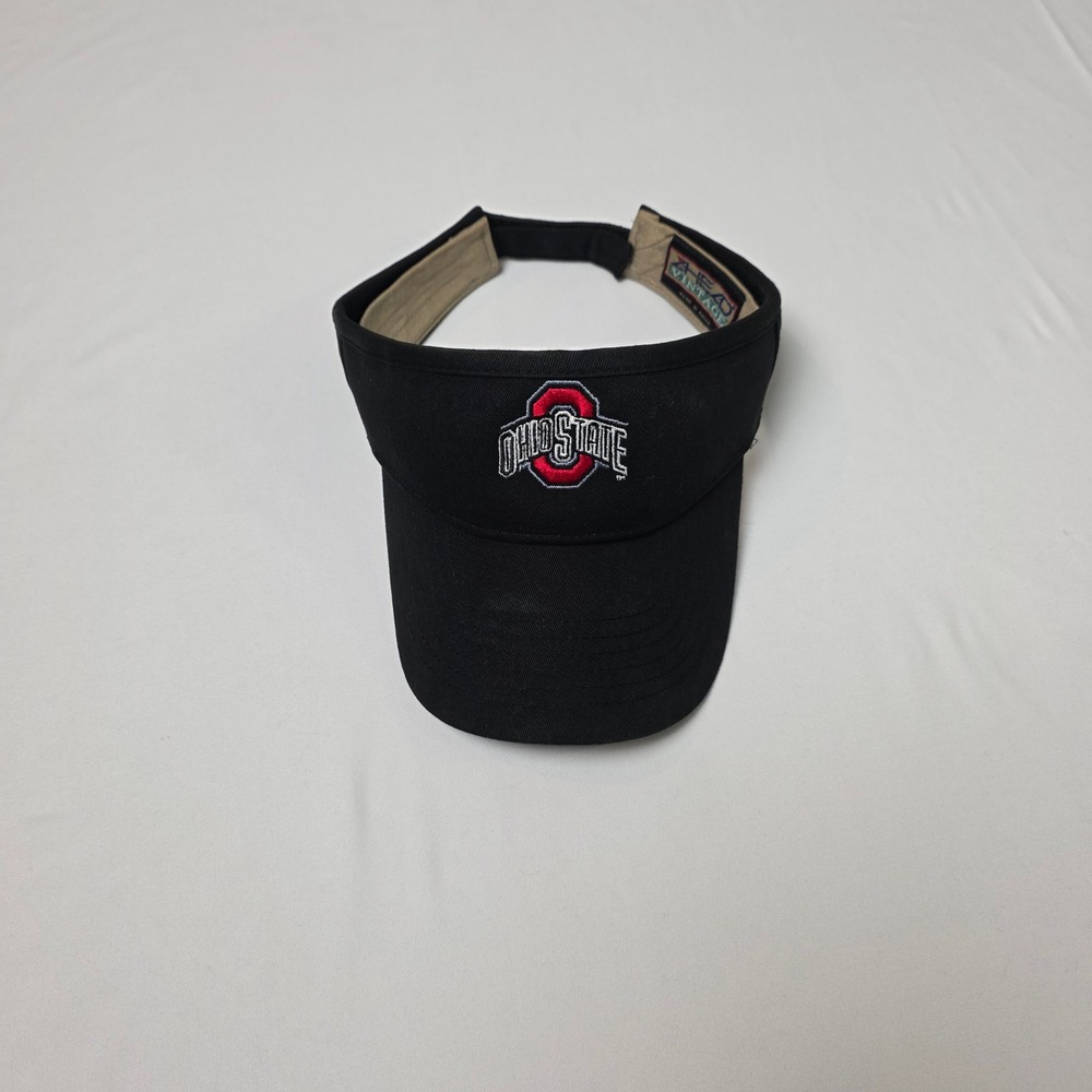 Ahead Vintage‎ Ohio State Golf Visor Black Embroidered NCAA Buckeyes Hat